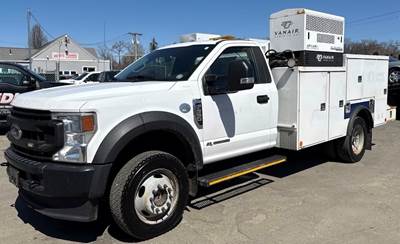 Used Mechanic Service Lube Utility Truck 2020 Ford F-550 4x4 6.7L Powerstroke Diesel
