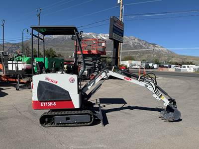 USED Mini Excavator 2025 BTTL ET15H-6 Aux Hydraulics, Thumb, Backfill Blade, Tooth Bucket