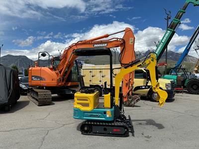 NEW Mini Excavator 2024 Digmaster DM100 Aux Hydraulics, Thumb, Backfill Blade, Tooth Bucket