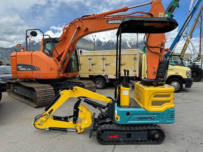 NEW Mini Excavator 2024 Digmaster DM100 Aux Hydraulics, Thumb, Backfill ...