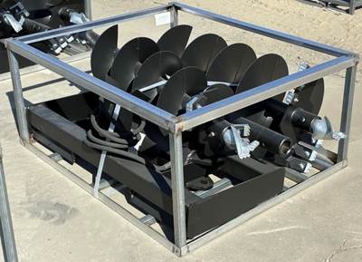 NEW UNUSED Auger Fits Skid Steer Alloy Bits Attachment Loader CAT Bobcat Case and more