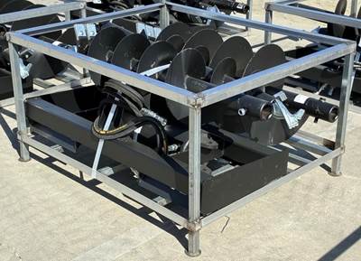 NEW UNUSED Auger Fits Skid Steer Alloy Bits Attachment Loader CAT Bobcat Case and more