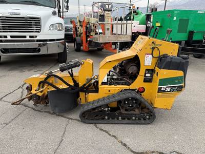 Stump Grinder 2014 Vermeer SC30TX Walk Behind Crawler Tracked