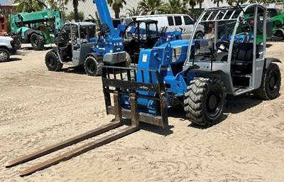 Used Telehandler Forklift 2015 Genie GTH-5519 5,500 LB 19' Reach Telescopic Fork Lift
