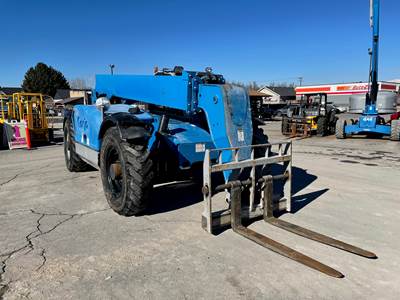 Telehandler Forklift 2014 Genie GTH-844 4x4x4 8,000 LB 44' Reach Telescopic * ENCLOSED CAB with Heat & Air! *