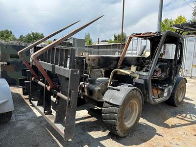 Telehandler Forklift 2003 Ingersoll Rand VR-518 Telescopic Fork Lift 4x4x4