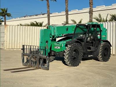 Used Telehandler Forklift 2018 JCB 509-42 4x4x4 9,000 LB 42' Reach Diesel Telescopic Fork Lift