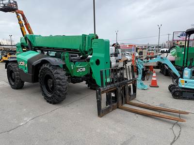 Used Telehandler Forklift 2018 JCB 509-42 4x4x4 9,000 LB 42' Reach Diesel Telescopic Fork Lift