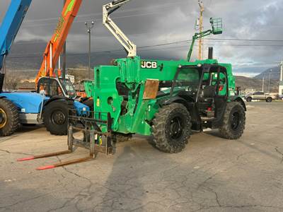 Used Telehandler Forklift 2017 JCB 510-56 4x4x4 10,000 LB 56' Reach Diesel Telescopic Fork Lift NON DEF!