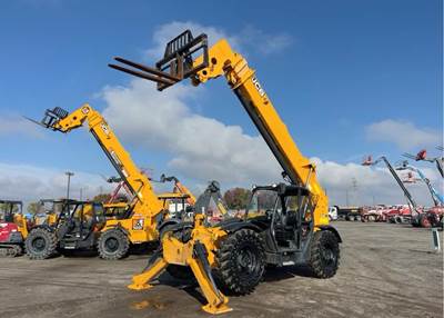 Used Telehandler Forklift 2018 JCB 510-56 4x4x4 10,000 LB 56' Reach Diesel Telescopic Fork Lift NON DEF!