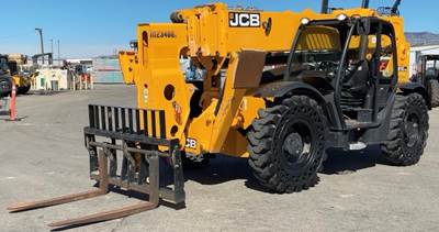 Used Telehandler Forklift 2018 JCB 510-56 4x4x4 10,000 LB 56' Reach Diesel Telescopic Fork Lift NON DEF!