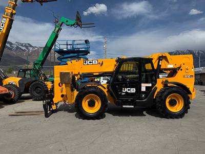 Used Telehandler Forklift 2019 JCB 510-56 4x4x4 10,000 LB 56' Reach Diesel Telescopic Fork Lift NON DEF!