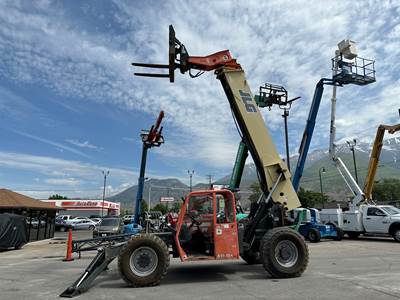 Telehandler Forklift 2005 JLG G10-55A 4x4x4 10,000 LB 55' Reach Swing Carriage Diesel Telescopic Fork Lift