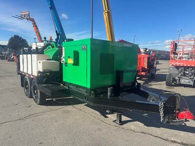 Vacuum Excavator 2022 Vermeer LP573-XDT Hydro Vac 500 Gallon Kohler Diesel Portable Trailer Mounted