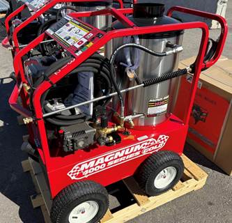 NEW 2025 Magnum Gold Commercial Hot Water Gas/Diesel/Oil Fired 4,000 PSI Pressure Washer