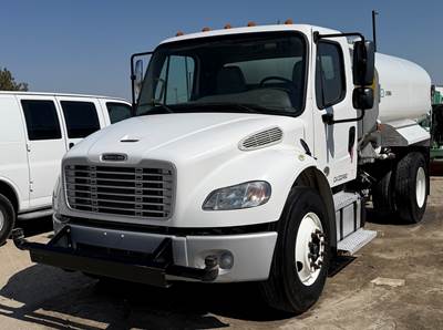 Used Water Truck 2,000 Gallon 2020 Freightliner M2 Cummins Diesel, 6 Speed