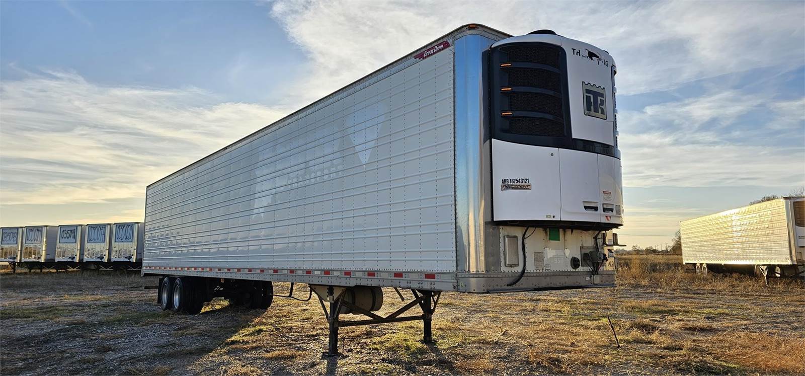 2016 Great Dane 53 ft Reefer Trailer Sliding Axle, Swing Door, Thermo