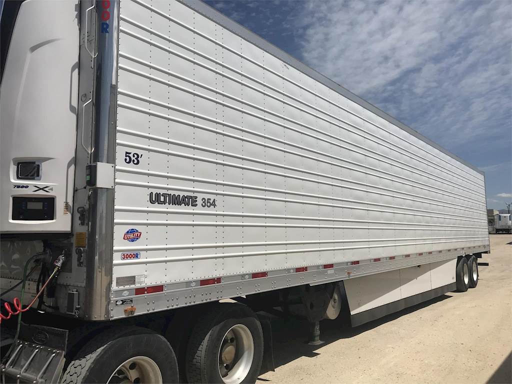 2014 UTILITY 53x102 3000R Reefer Trailer, air ride, Tandem Rear Axles