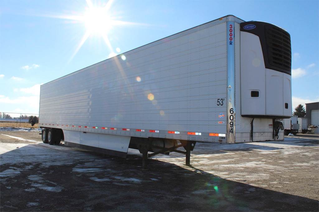 2016 UTILITY 3000R Reefer Trailer 53 x 102, Air Ride Suspension, Sliding, Tandem Rear Axles
