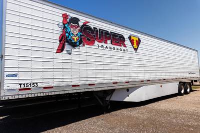 Vanguard 53 ft Reefer Trailer - Sliding Axle, Swing Door, Thermo King