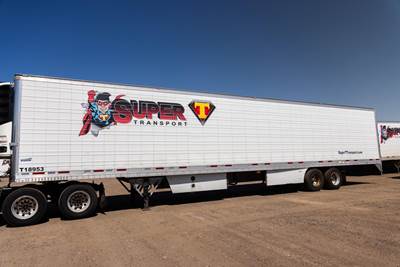 Vanguard 53 ft Reefer Trailer - Sliding Axle, Swing Door, Thermo King