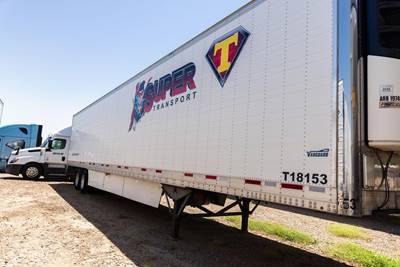 Vanguard 53 ft Reefer Trailer - Sliding Axle, Swing Door, Thermo King