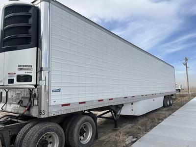 Vanguard 53 ft Reefer Trailer - Sliding Axle, Swing Door, Thermo King