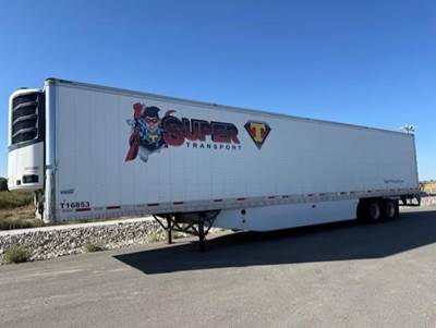 Vanguard 53 ft Reefer Trailer - Sliding Axle, Swing Door, Thermo King