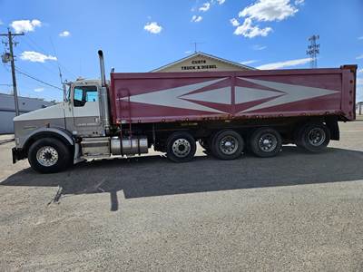 Kenworth T800 Quad Axle Farm / Grain Truck - Caterpillar 410HP, 13 Speed Manual