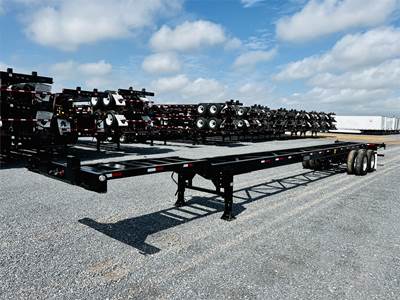 De Lucio USA 53x102 Tandem Axle Steel Container Chassis - Air Ride, Fixed Axle