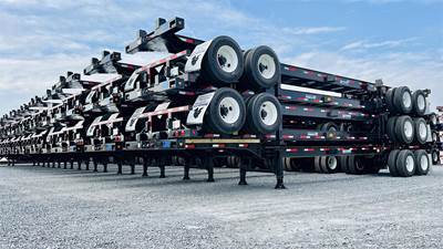 De Lucio USA C40 GOOSENECK CHASSIS LEAF SPRING Container Chassis