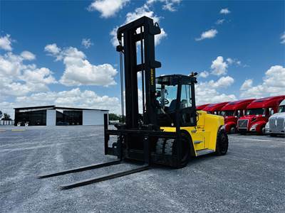 Hyster H280HD2 Pneumatic Tire Forklift - 28000lb Capacity, 12ft Lift Height