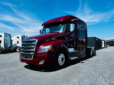 Freightliner Cascadia 126 Sleeper Semi Truck - Mid Roof Sleeper, Detroit 400HP, 12 Speed Dt12 Automatic