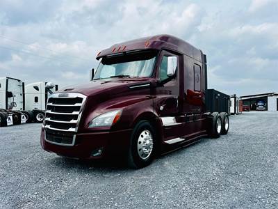 Freightliner Cascadia 126 Sleeper Semi Truck - Mid Roof Sleeper, Detroit 400HP, 12 Speed Dt12 Automatic