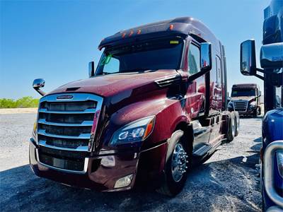Freightliner Cascadia 126 Sleeper Semi Truck - Mid Roof Sleeper, Detroit 400HP, 12 Speed Dt12 Automatic