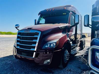 Freightliner Cascadia 126 Sleeper Semi Truck - Mid Roof Sleeper, Detroit 400HP, 12 Speed Dt12 Automatic