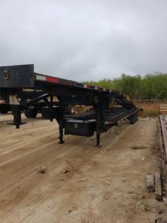 Kaufman Tri Axle Steel Car Hauler Trailer - Spring, Fixed Axle