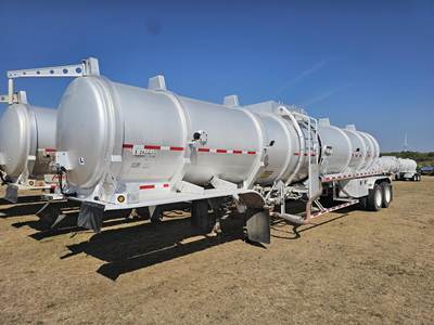 Dragon Tandem Axle Aluminum Crude Oil Tank Trailer - Air Ride, Fixed Axle