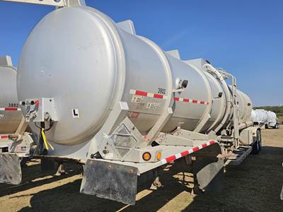 Dragon Tandem Axle Aluminum Crude Oil Tank Trailer - Air Ride, Fixed Axle