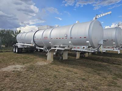 Dragon Tandem Axle Aluminum Crude Oil Tank Trailer - Air Ride, Fixed Axle