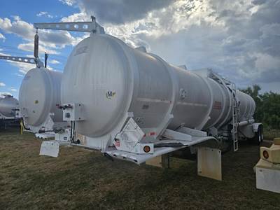 Dragon Tandem Axle Aluminum Crude Oil Tank Trailer - Air Ride, Fixed Axle
