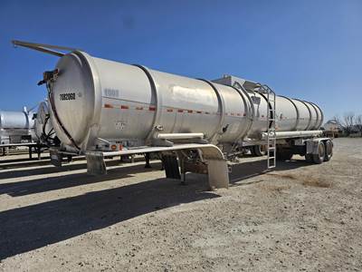 Heil Tandem Axle Aluminum Crude Oil Tank Trailer - Air Ride, Fixed Axle