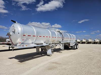 Heil Tandem Axle Aluminum Crude Oil Tank Trailer - Air Ride, Fixed Axle