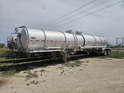 Heil Tandem Axle Aluminum Crude Oil Tank Trailer - Air Ride, Fixed Axle