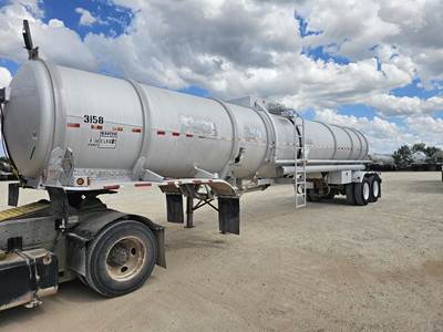 Heil Tandem Axle Aluminum Crude Oil Tank Trailer - Air Ride, Fixed Axle