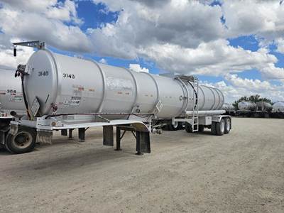 Polar Tandem Axle Aluminum Crude Oil Tank Trailer - Air Ride, Fixed Axle