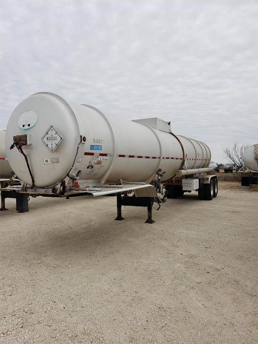 2008 Stephens Tandem Axle Aluminum Crude Oil Tank Trailer Spring