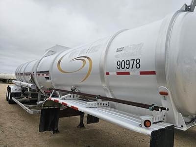 Stephens Tandem Axle Aluminum Crude Oil Tank Trailer - Air Ride, Fixed Axle