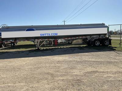 Mac LTT Tandem Axle Aluminum Fuel Tanker Trailer - 4 Bag Air Ride, Fixed Axle