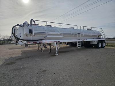 Dragon Tandem Axle Mild Steel Vacuum Tank Trailer - Spring, Fixed Axle